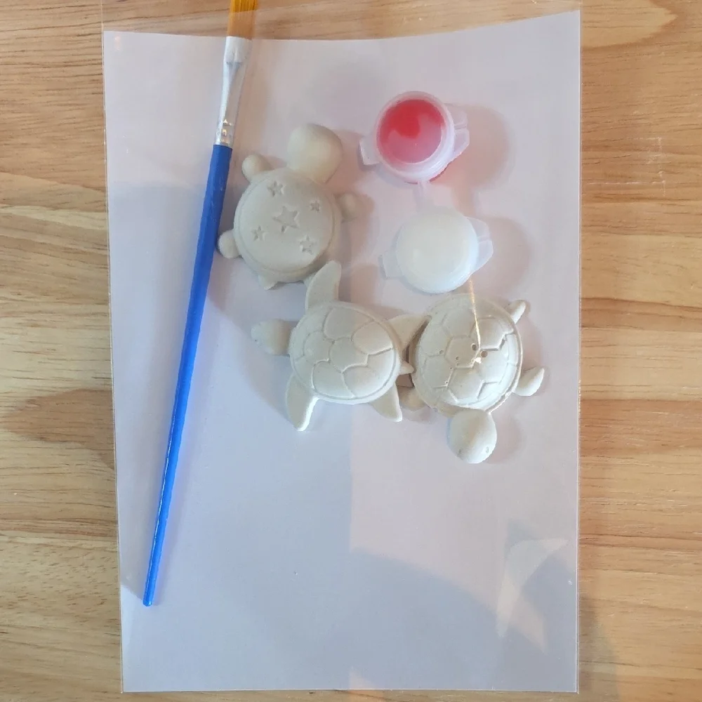 PAINT IF YOURSELF Turtle Painting Kit NWOT